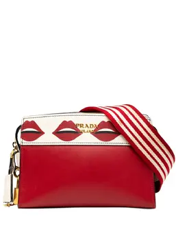 Prada Pre-Owned: Сумка через плечо с принтом 