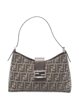 Fendi Pre-Owned: Коричневая сумка-шоппер 