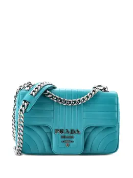 Prada Pre-Owned: Голубая сумка 