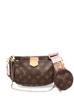 Louis Vuitton Pre-Owned: Коричневая сумка через плечо 