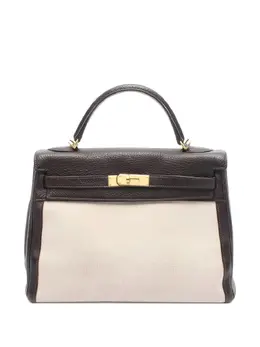 Hermès Pre-Owned: Бежевая сумка-шоппер 