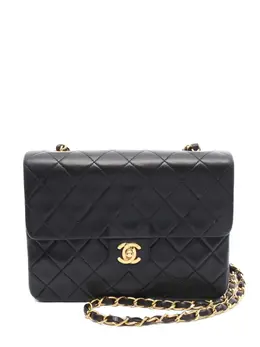 CHANEL Pre-Owned: Чёрная сумка 