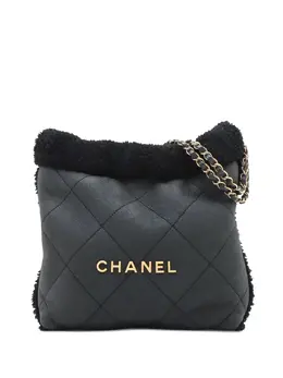 CHANEL Pre-Owned: Чёрная сумка 