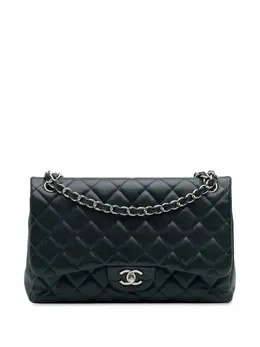 CHANEL Pre-Owned: Голубая сумка 