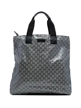 Gucci Pre-Owned: Коричневая сумка-шоппер 