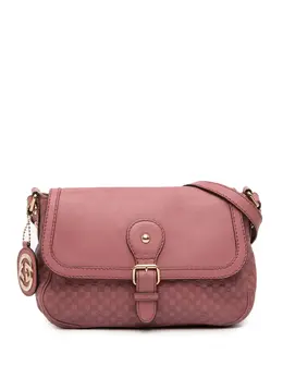 Gucci Pre-Owned: Розовая сумка через плечо 