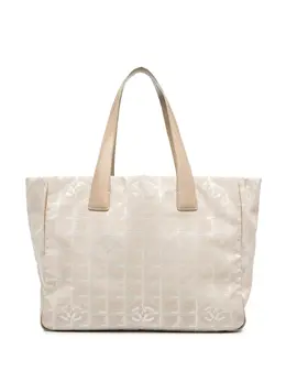 CHANEL Pre-Owned: Коричневая сумка-шоппер 