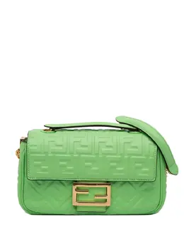 Fendi Pre-Owned: Зелёная сумка 