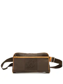 Louis Vuitton Pre-Owned: Коричневая поясная сумка 