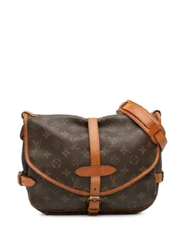 Louis Vuitton Pre-Owned: Коричневая сумка через плечо 