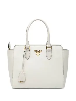 Prada Pre-Owned: Белая сумка-шоппер 