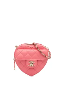 CHANEL Pre-Owned: Розовая сумка через плечо 