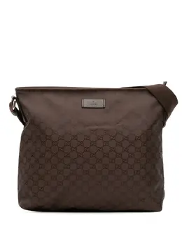 Gucci Pre-Owned: Коричневая сумка через плечо 