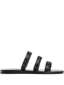 Ancient Greek Sandals: Чёрные сандалии 