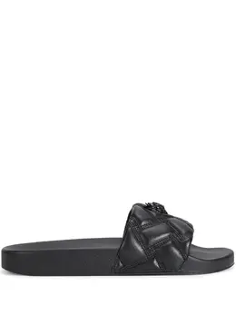 Kurt Geiger London: Чёрные сабо 