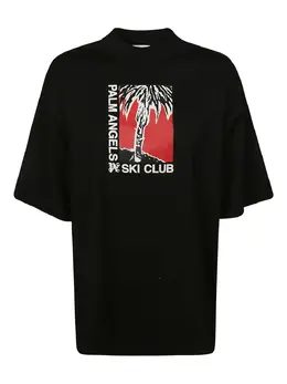 Palm Angels: Хлопковая футболка 