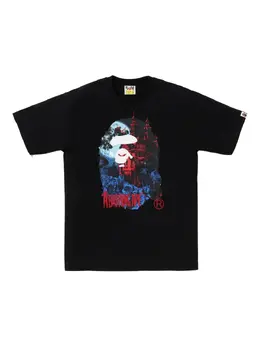A BATHING APE®: Чёрная футболка 