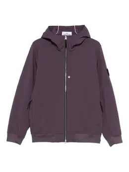 Stone Island: Фиолетовая толстовка 