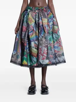 Comme Des Garçons: Юбка миди 