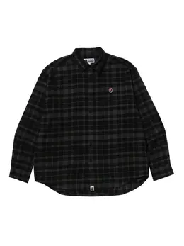 A BATHING APE®: Чёрная рубашка 