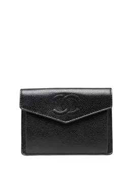 CHANEL Pre-Owned: Чёрный кошелёк 