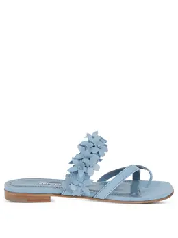 Manolo Blahnik: Голубые сандалии 
