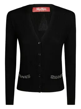 Max Mara: Чёрный кардиган 