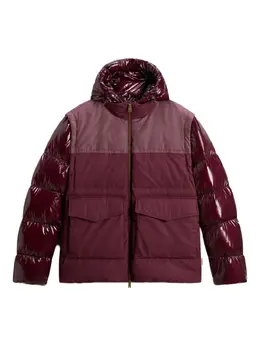 Woolrich: Бордовая куртка 