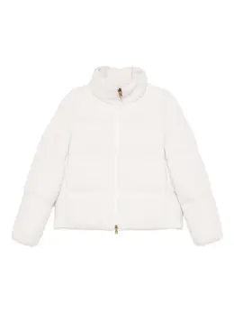 Moncler: Белая куртка 
