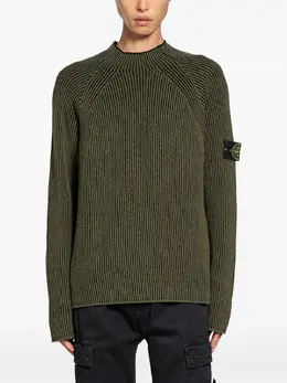 Stone Island: Зелёный свитер 