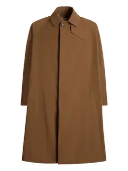 Bally: Коричневый плащ 