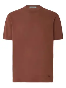 Corneliani: Коричневая футболка 