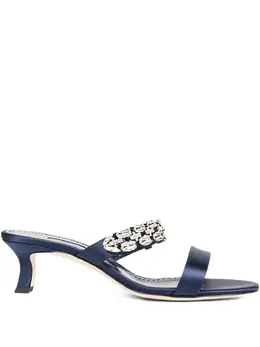 Manolo Blahnik: Голубые сандалии 