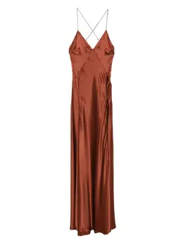 AMIRI: Атласное платье 