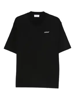 Off-White: Чёрная футболка  Arrow