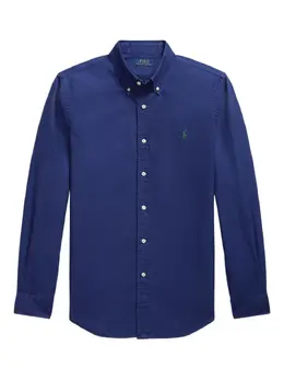 Polo Ralph Lauren: Голубая рубашка 
