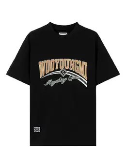 Wooyoungmi: Чёрная футболка 