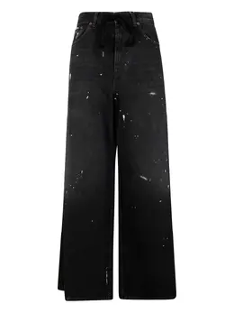 MM6 Maison Margiela: Чёрные джинсы 