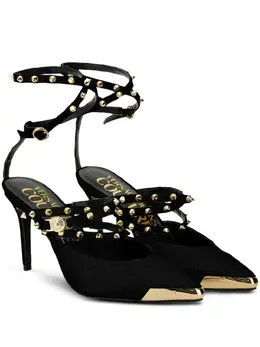 Versace Jeans Couture: Чёрные туфли 