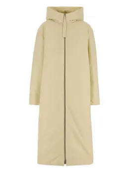 Jil Sander: Пальто с капюшоном 