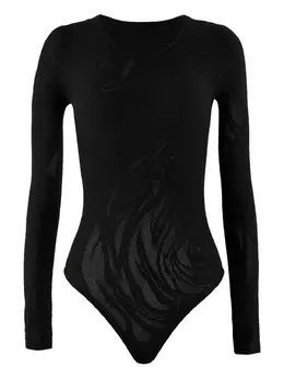 Wolford: Чёрный боди 