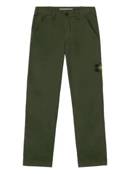 Stone Island: Зелёные брюки 