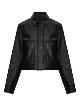 Maison Kitsuné: Кожаная куртка 