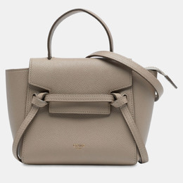 Celine: Коричневая поясная сумка 