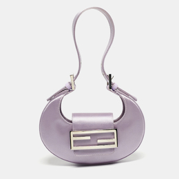 Fendi: Фиолетовая сумка 