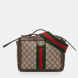 Gucci: Коричневая сумка  GG Supreme