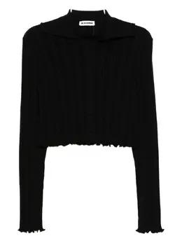 Jil Sander: Чёрный кардиган 
