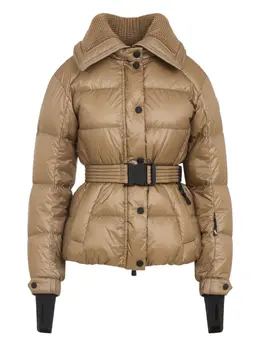 Moncler Grenoble: Коричневая куртка 