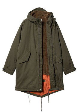 Carhartt Wip: Зелёный пуховик 