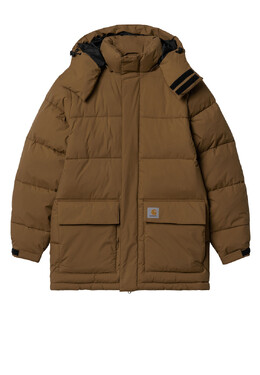 Carhartt Wip: Коричневая куртка 